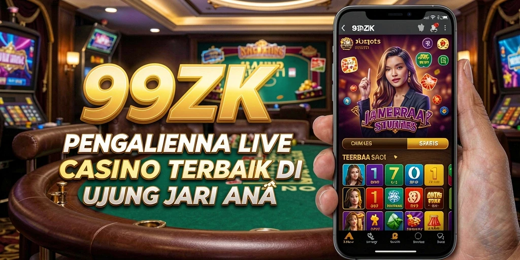 Gameplay Live Casino yang seru dan interaktif di 99ZK.