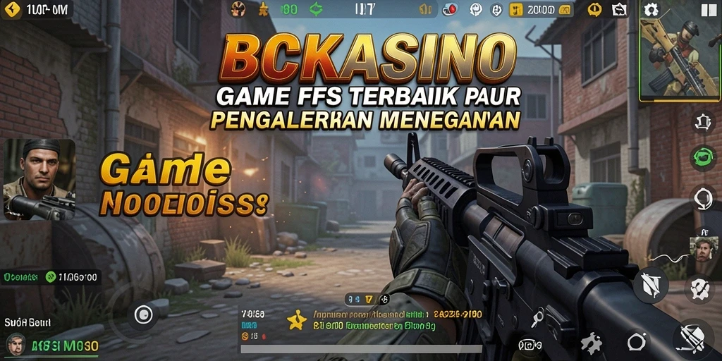 Tampilan mendebarkan dari aksi gameplay FPS BCKASINO.