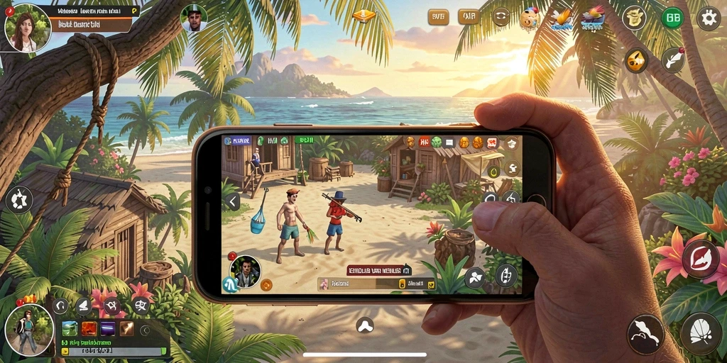 Tampilan gameplay simulasi yang mendalam dan menarik di HARAPJP.