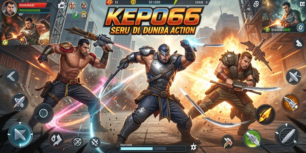 Menampilkan aksi mendebarkan dalam gameplay KEPO66.