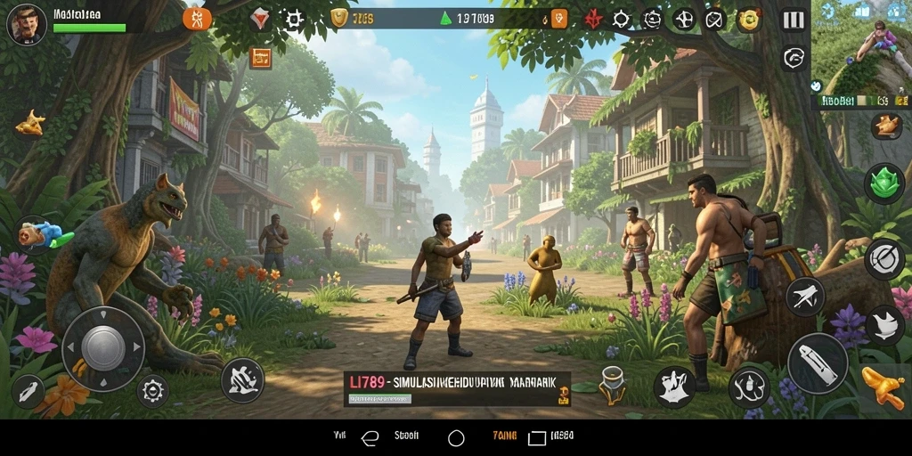 Tampilan gameplay LI789 yang menggambarkan momen interaksi karakter.