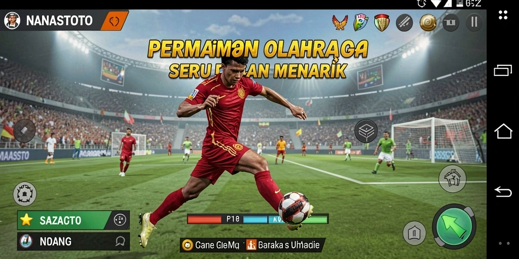 Tampilan gameplay NANASTOTO yang penuh aksi dan seru.