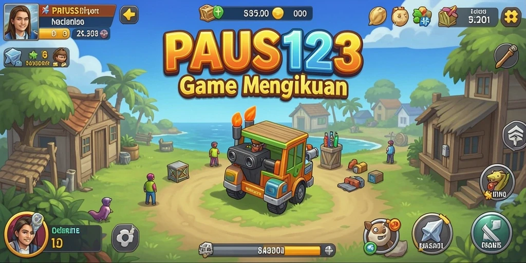 Tampilan menarik dan gameplay santai PAUS123.