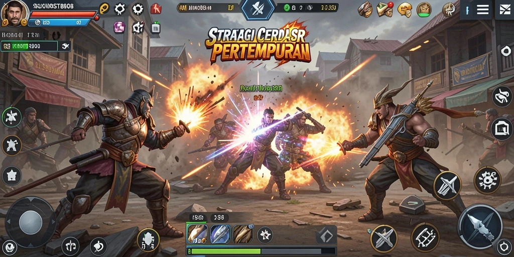 Tangkapan layar gameplay SLOST8808 yang menegangkan dan strategis.